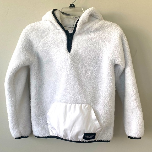 Calvin Klein Performance Other - CALVIN KLEIN, 1/4 ZIP HOODIE, GIRLS SIZE: M 10/12